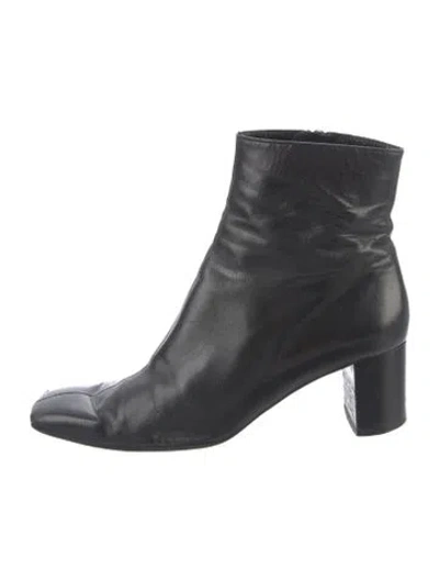 Pre-owned Robert Clergerie Leather Boots In Black