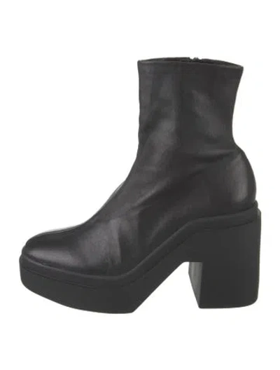 Pre-owned Robert Clergerie Leather Boots In Black