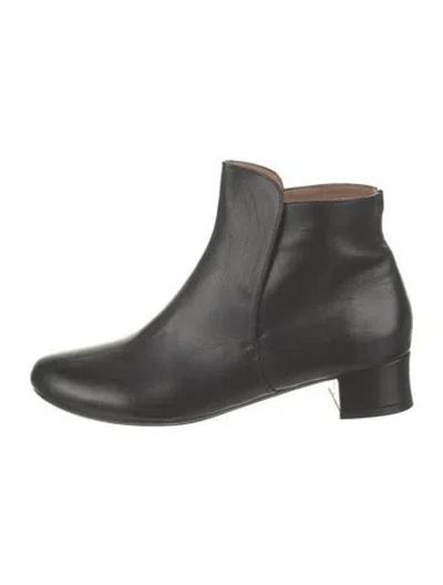 Pre-owned Robert Clergerie Leather Boots In Black