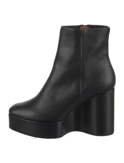 Pre-owned Robert Clergerie Leather Boots In Black