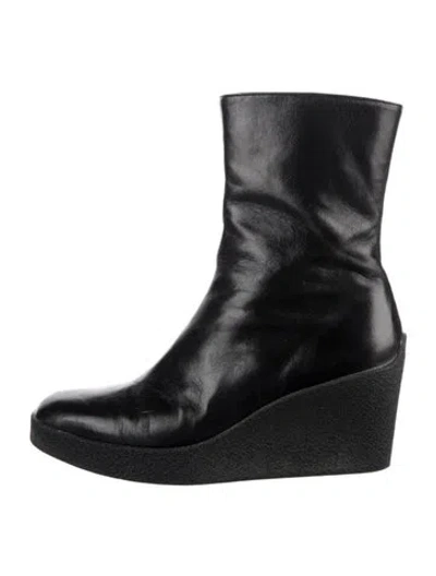 Pre-owned Robert Clergerie Leather Boots In Black