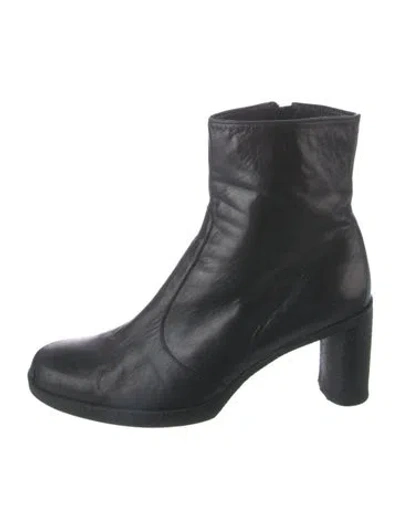 Pre-owned Robert Clergerie Leather Boots In Black