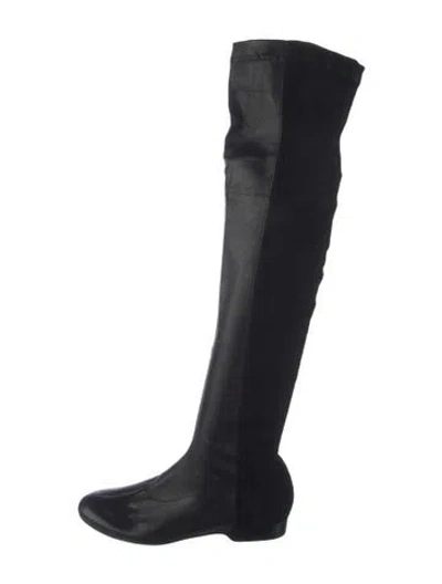 Pre-owned Robert Clergerie Leather Boots In Black