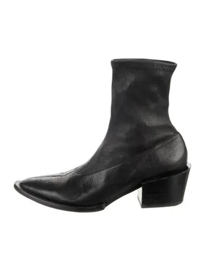 Pre-owned Robert Clergerie Leather Boots In Black