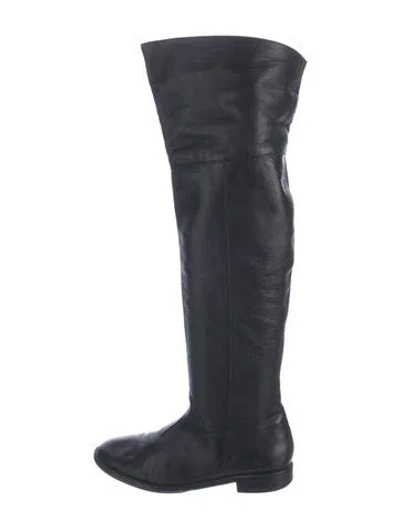 Pre-owned Robert Clergerie Leather Boots In Blue