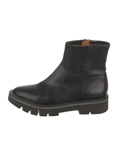 Pre-owned Robert Clergerie Leather Chelsea Boots In Black