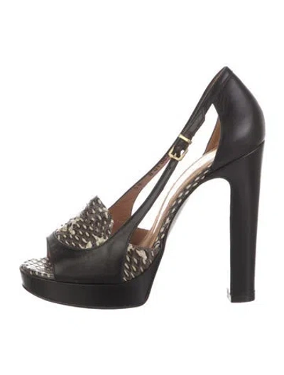 Pre-owned Robert Clergerie Leather D'orsay Pumps In Multi