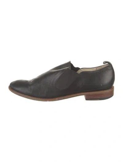 Pre-owned Robert Clergerie Leather Loafers In Black