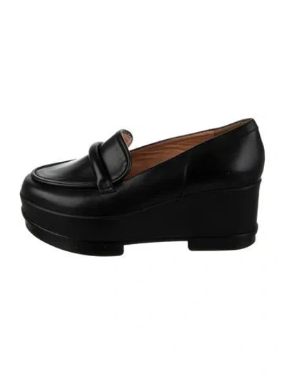 Pre-owned Robert Clergerie Leather Loafers In Black