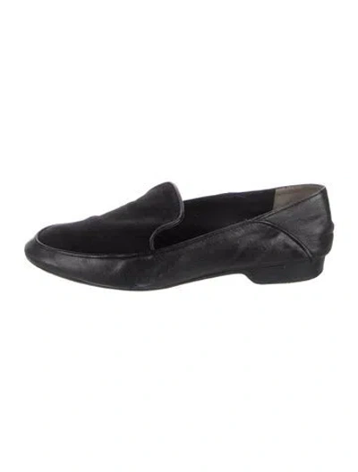 Pre-owned Robert Clergerie Leather Loafers In Black