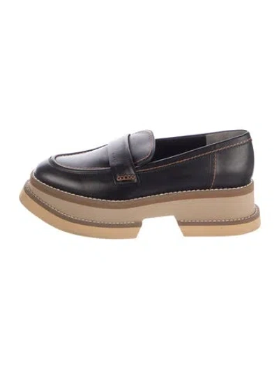 Pre-owned Robert Clergerie Leather Loafers In Blue