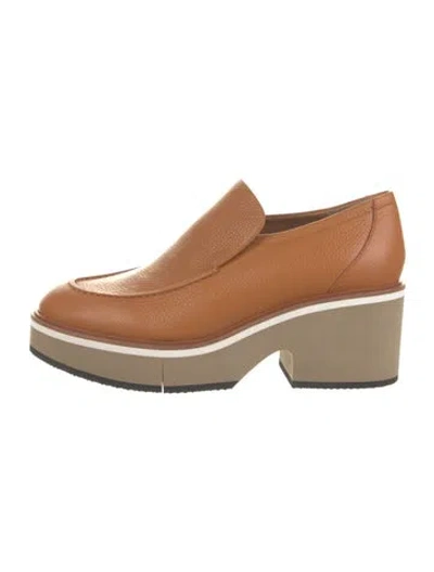 Pre-owned Robert Clergerie Leather Loafers In Brown