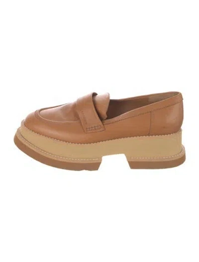 Pre-owned Robert Clergerie Leather Loafers In Brown