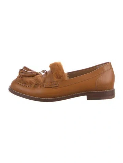 Pre-owned Robert Clergerie Leather Loafers In Neutral