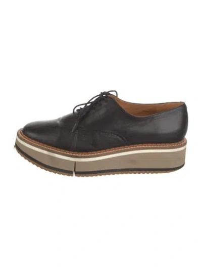 Pre-owned Robert Clergerie Leather Mules In Black