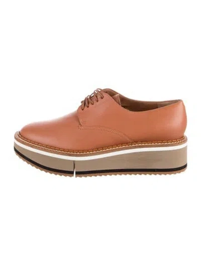Pre-owned Robert Clergerie Leather Mules In Brown