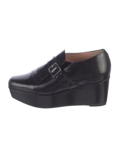 Pre-owned Robert Clergerie Leather Oxfords In Blue