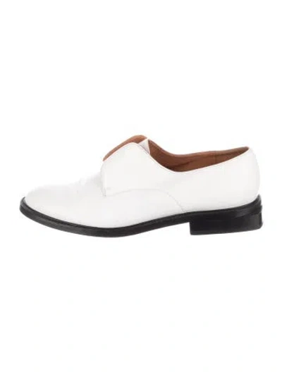 Pre-owned Robert Clergerie Leather Oxfords In White