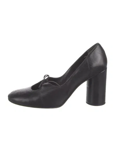 Pre-owned Robert Clergerie Leather Pumps In Black