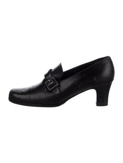 Pre-owned Robert Clergerie Leather Pumps In Black