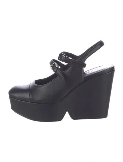 Pre-owned Robert Clergerie Leather Pumps In Black