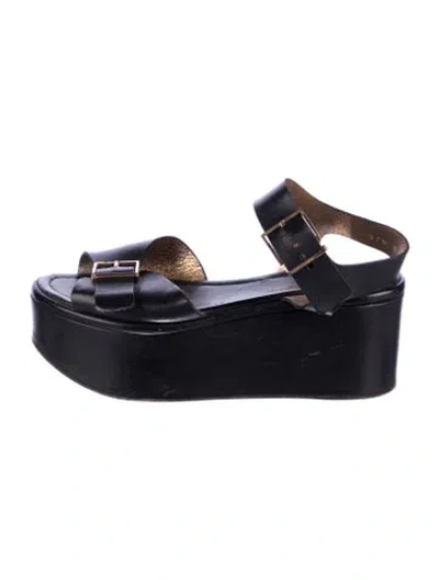 Pre-owned Robert Clergerie Leather Sandals In Blue