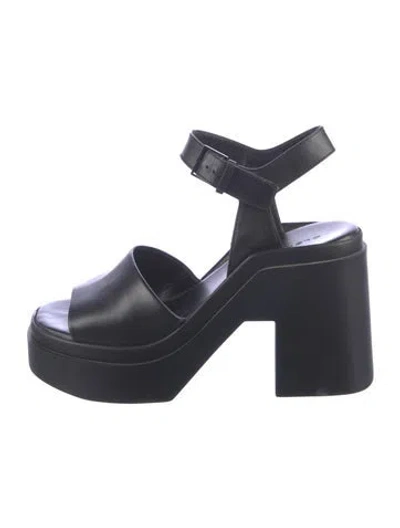 Pre-owned Robert Clergerie Leather Sandals In Blue