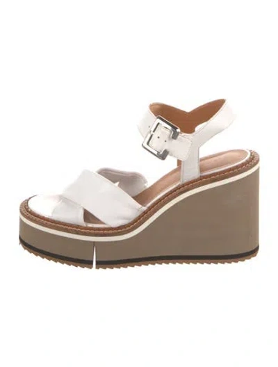 Pre-owned Robert Clergerie Leather Sandals In Brown