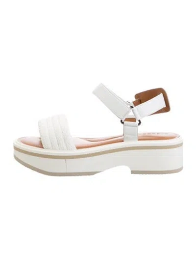 Pre-owned Robert Clergerie Leather Sandals In White