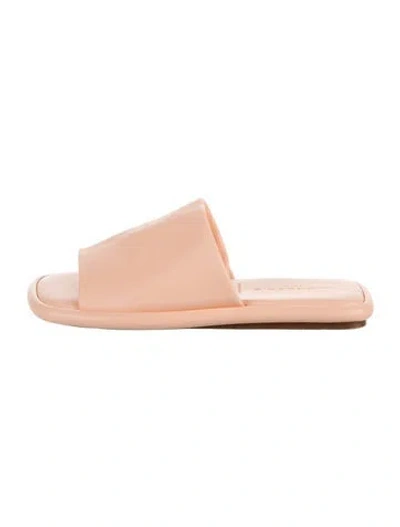 Pre-owned Robert Clergerie Leather Slides In Brown