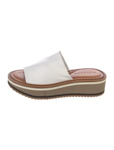 Pre-owned Robert Clergerie Leather Slides In Multi