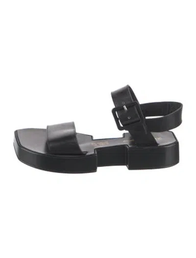 Pre-owned Robert Clergerie Leather Slingback Sandals In Multi