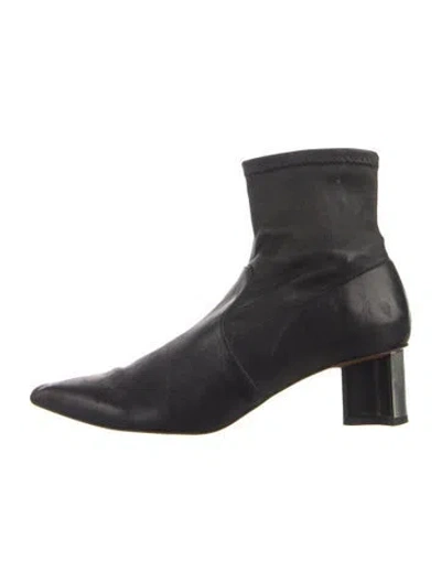 Pre-owned Robert Clergerie Leather Sock Boots In Multi