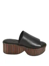 Robert Clergerie Mules In Black