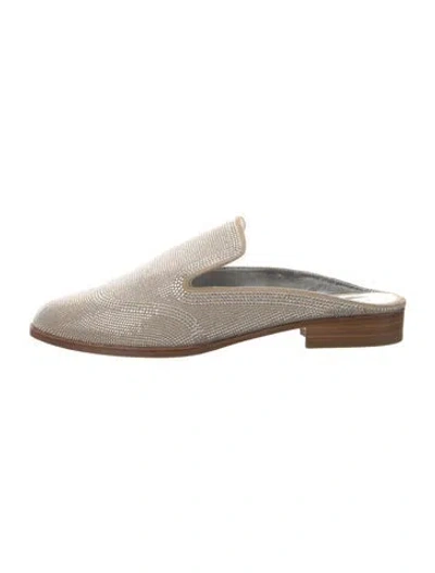 Pre-owned Robert Clergerie Mules In Neutral