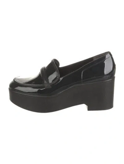 Pre-owned Robert Clergerie Patent Leather Pumps In Black