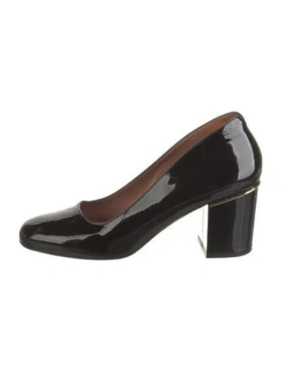 Pre-owned Robert Clergerie Patent Leather Pumps In Black