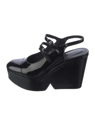 Pre-owned Robert Clergerie Patent Leather Pumps In Black