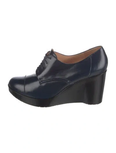 Pre-owned Robert Clergerie Patent Leather Pumps In Blue