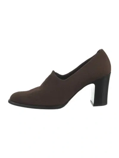 Pre-owned Robert Clergerie Pumps In Brown