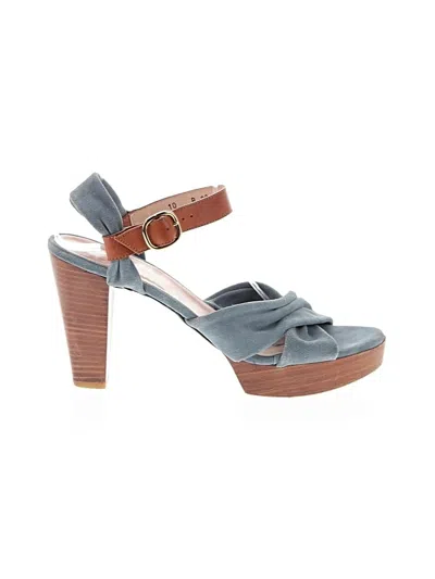 Pre-owned Robert Clergerie Sandals In Blue