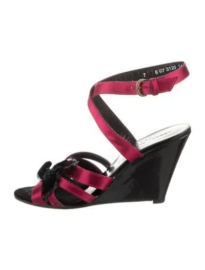 Pre-owned Robert Clergerie Satin Sandals
