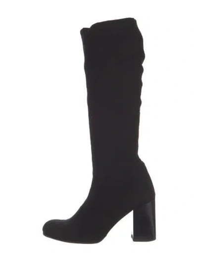 Pre-owned Robert Clergerie Sock Boots In Black