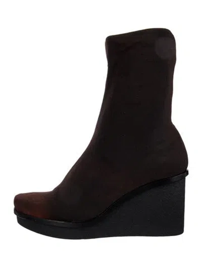 Pre-owned Robert Clergerie Sock Boots In Blue