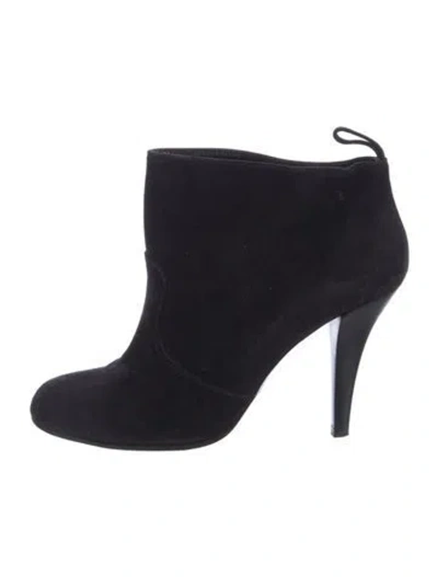 Pre-owned Robert Clergerie Suede Boots In Black