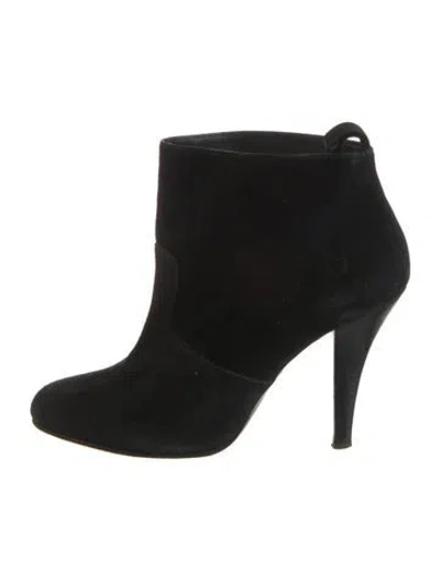 Pre-owned Robert Clergerie Suede Boots In Black