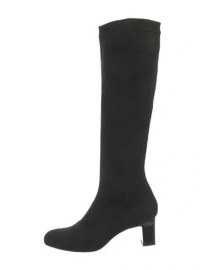 Pre-owned Robert Clergerie Suede Boots In Black