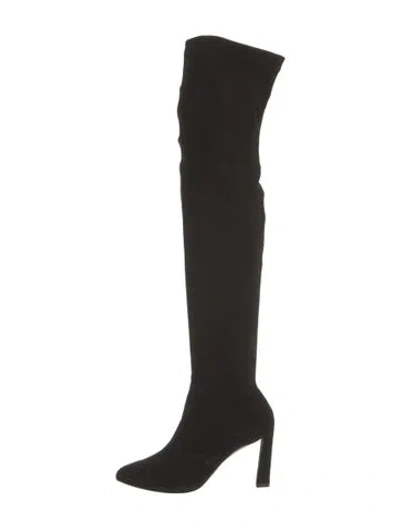 Pre-owned Robert Clergerie Suede Boots In Black