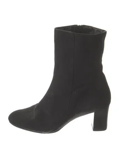 Pre-owned Robert Clergerie Suede Boots In Black
