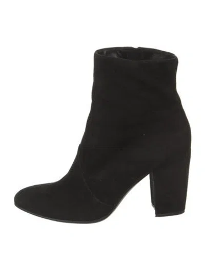 Pre-owned Robert Clergerie Suede Boots In Black